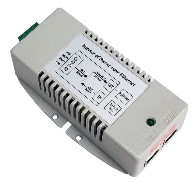Tycon Power 18-36V In 56V 35W GigE 802.3af/at PoE, Low Cost  High Efficiency Solution for those requiring IEEE802.3af and IEEE802.3at Power