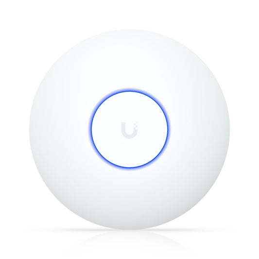 Ubiquiti U7 Lite,Compact, Ceiling-mounted WiFi 7 AP, 4 Spatial Streams,2.5 GbE Uplink,115 m²  Coverage,200+ Connected Devices,Power via POE