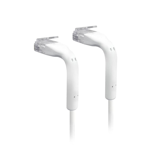 Ubiquiti UniFi Patch Cable, 10-Pack,(OEM, Non-Retail Suggest ), Low Plastic, Length 0.1m, WHITE, Both End Bendable to 90 Degree, RJ45 Cat6