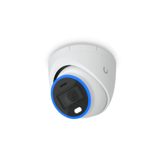 Ubiquiti AI Turret, White, All-weather,Vandal-proof 4K PoE+ Turret Camera, Enhanced AI Capabilities  IR, Visible LEDs for Night Vision,Incl
