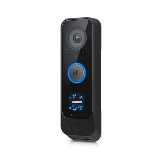 Ubiquiti UniFi Protect G4 Doorbell Professional, 5MP Night Vision Camera, Secondary 8 MP Package, Programmable Display,Porch Light