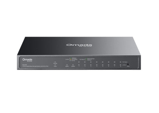 TP-Link ES210GP Omada 10-Port Gigabit Easy Managed Switch with 8-Port PoE+