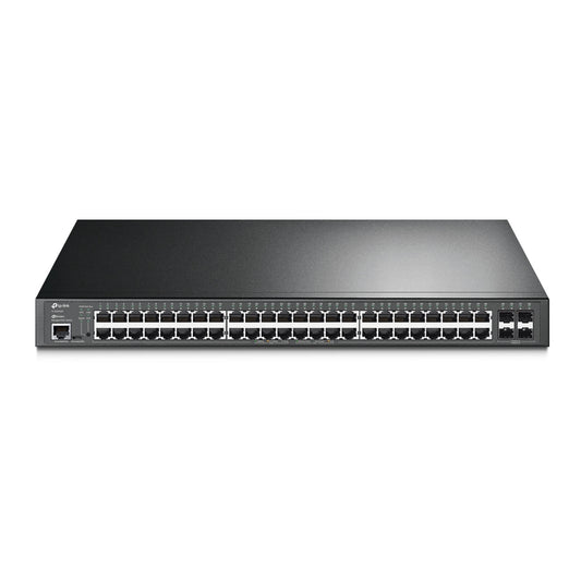 TP-Link SG3452P Omada 52-Port Gigabit L2+ Managed Switch with 48-Port PoE+,  Integration with Omada SDN Controller,Static Routing, 802.1Q VLAN, QinQ