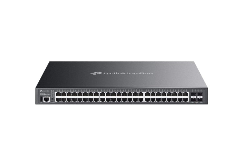 TP-Link SG5452XMPP Omada 48-Port Gigabit Stackable Lite L3 Managed PoE++ Switch with 4× 10G Slots