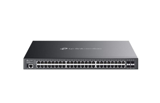 TP-Link SG5452XMPP Omada 48-Port Gigabit Stackable Lite L3 Managed PoE++ Switch with 4× 10G Slots