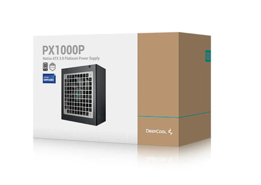DeepCool PX1000P 1000W 80+ Platinum/Cybenetics ATX Power Supply, 120mm Fan, Japanese Capacitors, Semi-Digital, Interleaved PFC, Full-Bridge  LLC + DC