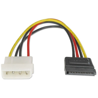 Power Cable 15cm 4 pins Male to 15 pins Female