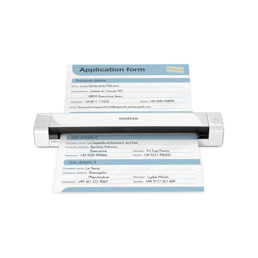 Brother DS-640 MOBILE DOCUMENT SCANNER 15 ppm Mono  Colour (300dpi) USB Bus Power