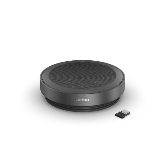 Jabra Speak2 75 w. Link 380a UC USB-A Link Dongle -USB-A and USB-C Integrated Cable USB  Bluetooth, Speakerphone, 32 Hours of Wireless Use
