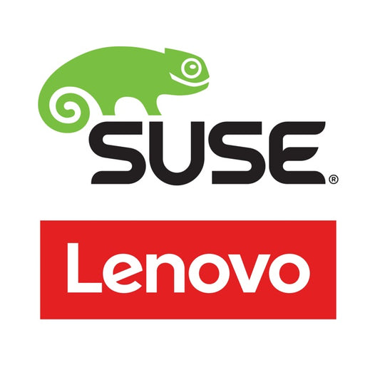 LENOVO - SUSE Linux Enterprise Server with Live Patching, 1-2 Sockets with Unlimited Virtual Machines,Lenovo Standard Support 1 Year