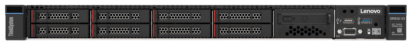 LENOVO ThinkSystem SR630 V3, 1xIntel Xeon Gold 5416S 16C 2.1-2.9GHz 150W, SFF, 1x32GB 2Rx8, ThinkSystem RAID 9350-8i 2GB Flash PCIe 12Gb Adapter, 1x75