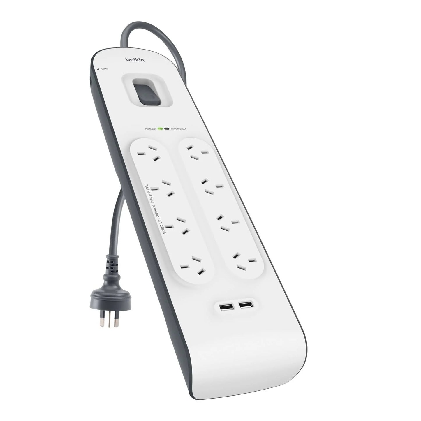 SurgePlus 8 Port Surge Protector with 2x USB