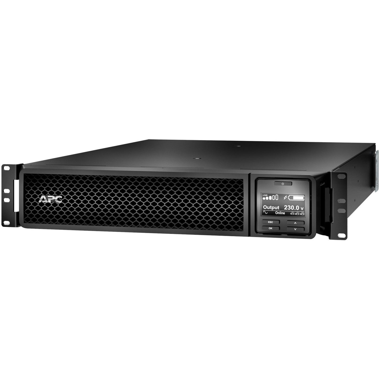 APC Smart-UPS 2200VA/1980W Online UPS, 2U Rackmount, 230V/16A Input, 2x IEC C19  8x IEC C13 Outlets, Lead Acid Battery, W/ Network Card, W/ Rail Kit