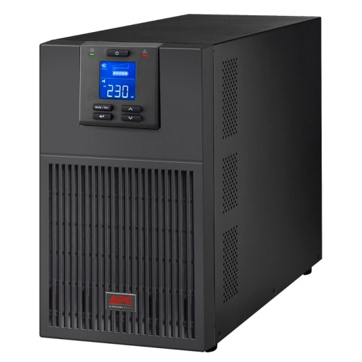 APC Easy UPS 3000VA/2400W Online UPS, Tower Form Factor, 230V/16A Input, 1x IEC C19  6x IEC C13 Outlets, Lead Acid Battery