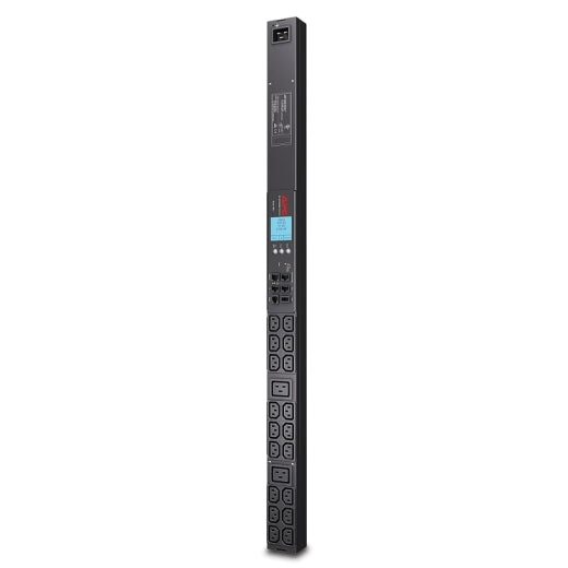 APC Netshelter Metered Rack PDU, 0U, 230V/16A Input, 2x IEC C19  18x IEC C13 Outlets