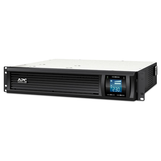 APC Smart-UPS C 2000VA/1300W Line Interactive UPS, 2U Rackmount, 230V/16A Input, 6xIEC C13 Outlets, Lead Acid Battery, Graphic LCD