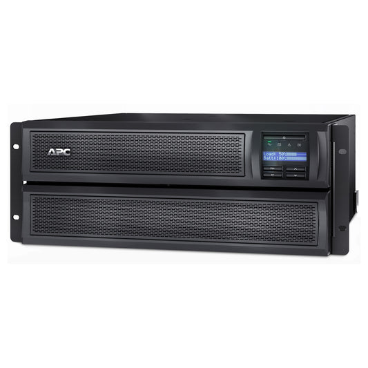 APC Smart-UPS X 3000VA/2700W Line Interactive UPS, 4U Rackmount, 230V/16A Input, 2x IEC C19  8x IEC C13 Outlets, Lead Acid Battery