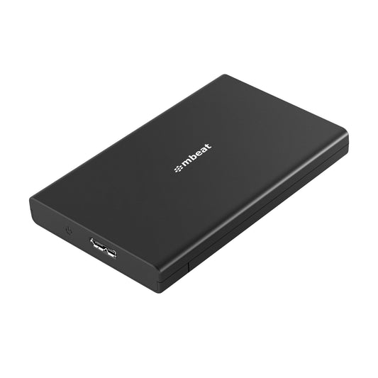 mbeat A2 Slim Tool-Free USB 3.0 2.5" SATA HDD Enclosure - Black USB Port: USB 3.0 Product Weight: 35g Maximum up to 5Gbp Product Weight: 35g
