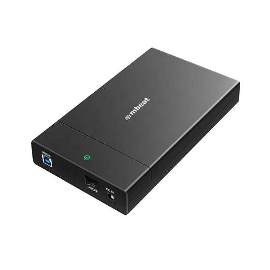 mbeat C1 Tool-Free USB 3.0 3.5"  2.5" SATA HDD Enclosure - Black Data Speed: Maximum up to 5Gbp Product Weight: 121g DC Power: +12V/2A Power Supply