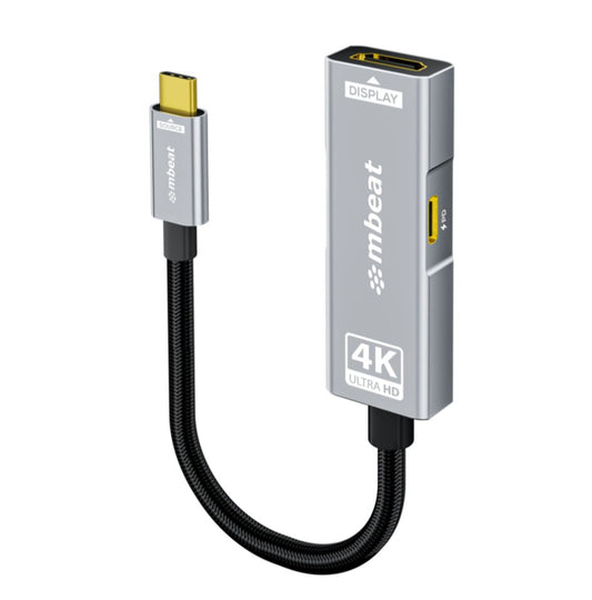 mbeat Tough Link USB-C to HDMI Adapter with 100W PD - Space Grey  5V-20V/5A, 100W PD  Up to 4K (3840 x 2160) @60Hz