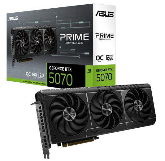 ASUS nVidia GeForce PRIME-RTX5070-O12G RTX5070 12GB GDDR7 OC Edition,