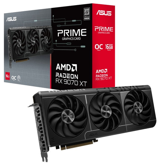 ASUS AMD Radeon PRIME-RX9070XT-O16G RX 9070 XT 16GB GDDR6 OC Edition 20 Gbps? 2.5 Slot 256-bit