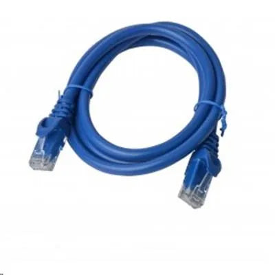 8Ware PL6A-1BLU Cat6A UTP Snagless Ethernet Cable - 1m - Blue